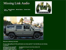 Tablet Screenshot of missinglinkaudio.com